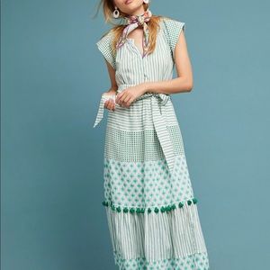 Anthropologie Akemi & Kin sz small green dress